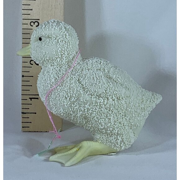 Vintage Dept 56 Easter 1993 Textured Cream Duckling Figurine 282-6 Porcelain 3" - Picture 7 of 12